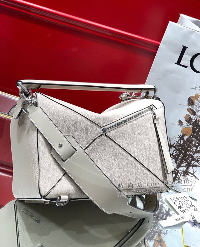 LOEWE經典爆款包包 羅意威中號Puzzle幾何拼接手提斜挎包 10171  tcl1146